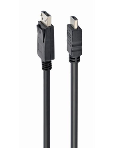 Gembird CC-DP-HDMI-5M adaptador de cable de vídeo DisplayPort HDMI tipo A (Estándar) Negro