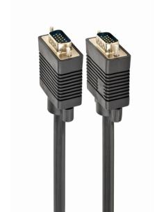 Gembird CC-PPVGA-5M-B cable VGA VGA (D-Sub) Negro