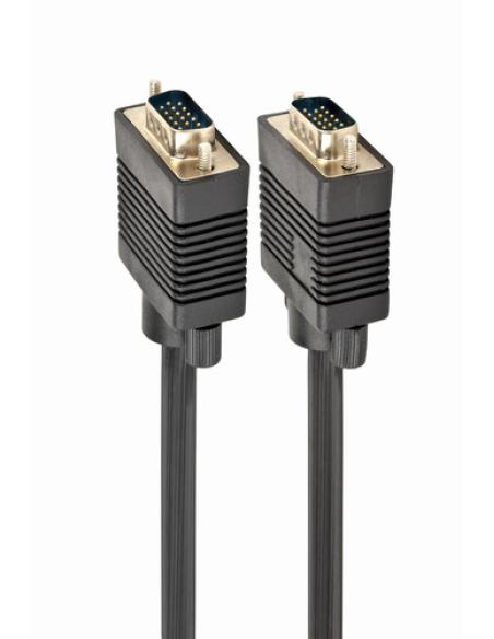 Gembird 1.8m HD15 M/M cable VGA 1,8 m VGA (D-Sub) Negro