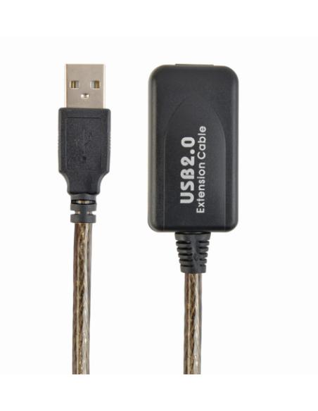 Gembird USB A/USB A M/F 5m cable USB USB 2.0 Negro
