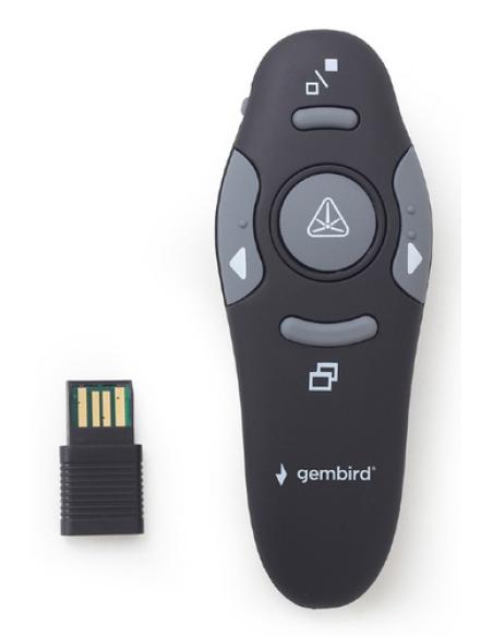 Gembird WP-L-11 apuntador inalámbricos RF Negro