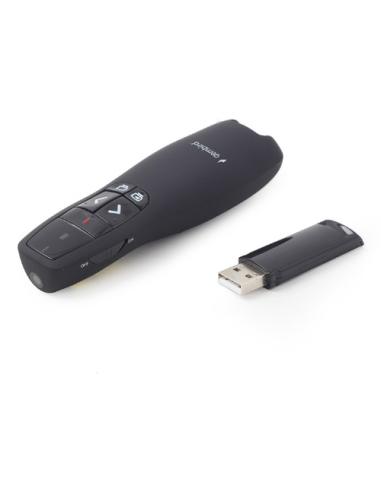 Gembird WP-L-12 apuntador inalámbricos RF Negro