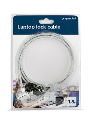 Gembird LK-K-01 cable antirrobo Plata 1,8 m