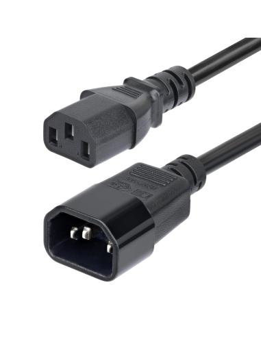StarTech.com Cable de Extensión de Alimentación C14 a C13 4,5m - Cable de Alimentación C14 a C13 para PDU - Cable Alargador de A