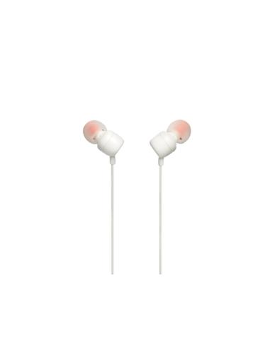 JBL Tune 110 Auriculares Alámbrico Dentro de oído Llamadas/Música Blanco