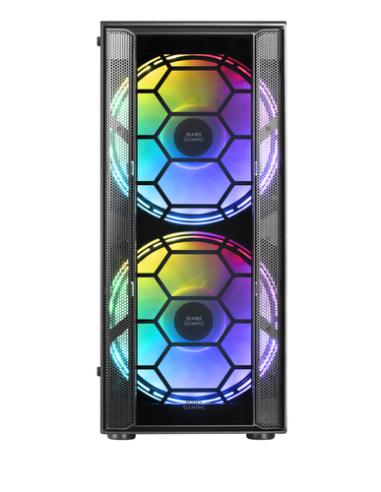 Mars Gaming MC500 Caja PC ATX 2 Ventiladores XXL FRGB Ventana y Rejillas Negro