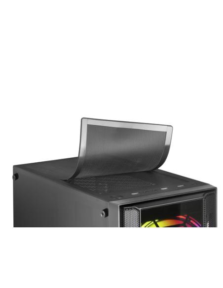 Mars Gaming MC500 Caja PC ATX 2 Ventiladores XXL FRGB Ventana y Rejillas Negro