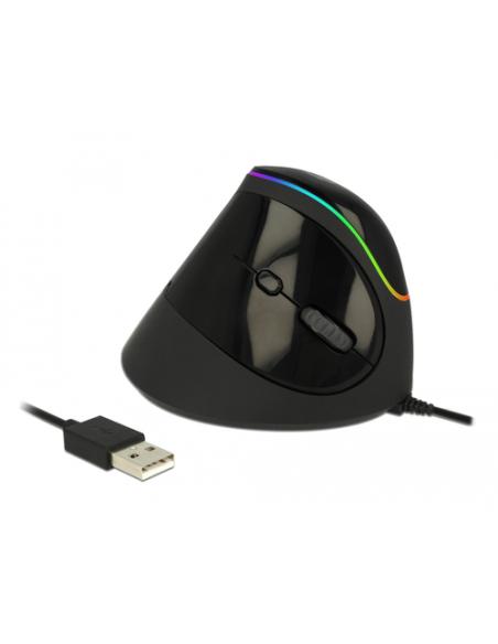 DeLOCK 12597 ratón Oficina Mano derecha RF inalámbrico 2500 DPI
