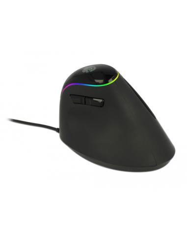 DeLOCK 12597 ratón Oficina Mano derecha RF inalámbrico 2500 DPI