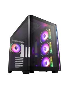 FSP M580-BA Carcasa Midi Tower mITX, mATX Negro ARGB
