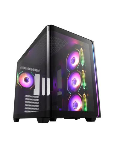 FSP M580-BA Carcasa Midi Tower mITX, mATX Negro ARGB