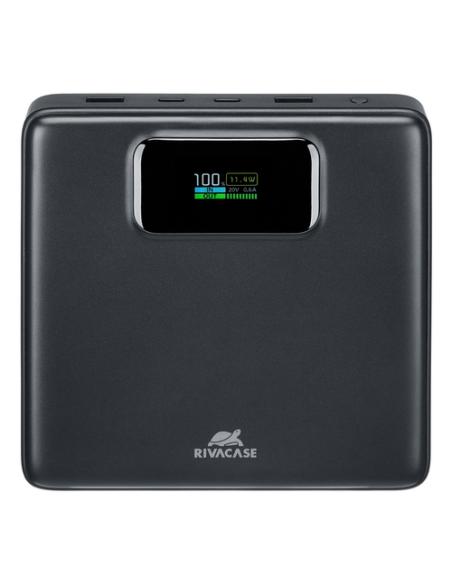 Rivacase Turbo Polímero de litio 25800 mAh Negro