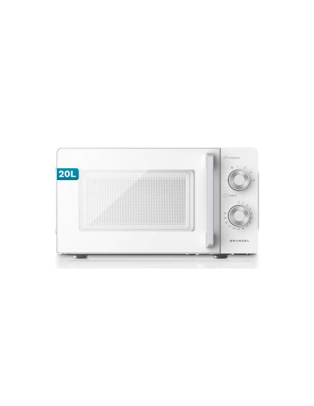 Grunkel MW-20MG microondas Blanco Solo microondas Encimera 20 L 700 W