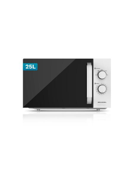 Grunkel MW-25EASY microondas Blanco Solo microondas Encimera 25 L 850 W