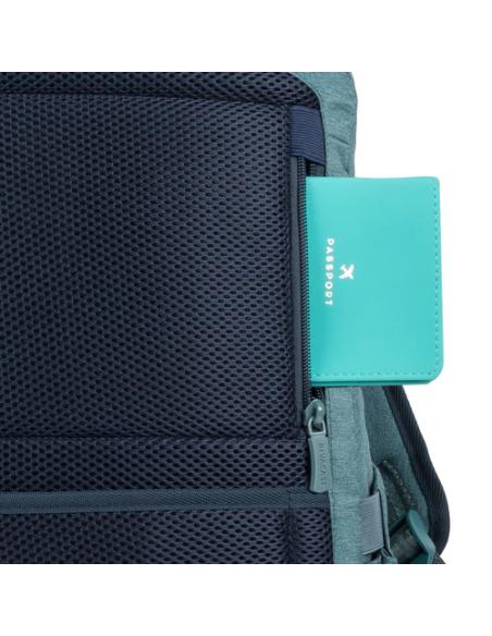 Rivacase Suzuka 7760 39,6 cm (15.6") Mochila Color aguamarina