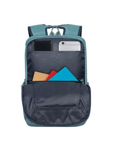 Rivacase Suzuka 7760 39,6 cm (15.6") Mochila Color aguamarina