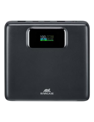 Rivacase Turbo Polímero de litio 20000 mAh Negro