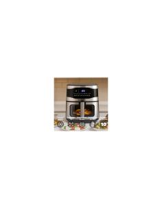 Grunkel MAXYSTEELFRYER freidora Sencillo 9 L Independiente 2200 W Freidora de aire caliente Negro, Acero inoxidable 2