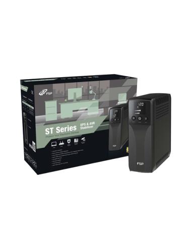 FSP ST 850 sistema de alimentación ininterrumpida (UPS) Línea interactiva 0,85 kVA 510 W 4 salidas AC