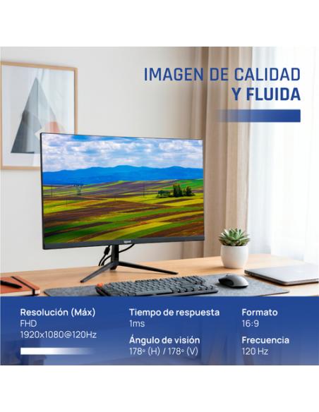 iggual Monitor 24" 1ms FHD 120Hz VGA HDMI DP MM