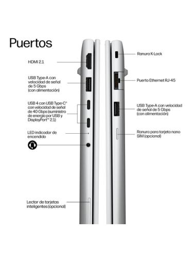HP EliteBook 6 G2q 14 inch Notebook Next Gen AI PC Copilot+ PC Portátil 35,6 cm (14") WUXGA 16 GB LPDDR5x-SDRAM 512 GB SSD Wi-Fi