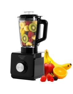 Grunkel BAT-2000 MASTERPRO licuadora 1,5 L Batidora de vaso 2000 W Negro, Transparente
