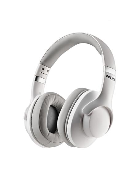 NGS ARTICA STORM WHITE Auriculares Inalámbrico y alámbrico Diadema Llamadas/Música/Deporte/Uso diario Bluetooth Blanco