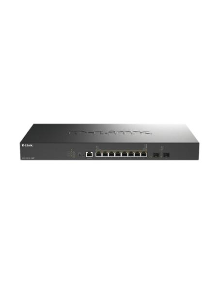 D-Link DXS-1210-10MP/E switch Gestionado L2+ 10G Ethernet (100/1000/10000) Energía sobre Ethernet (PoE) Negro
