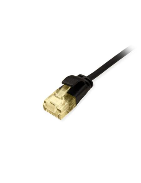 Equip 626900 cable de red Negro 0,15 m Cat6a U/UTP (UTP) Alrededor