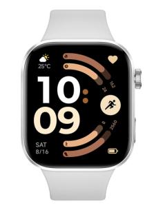 Xiaomi Redmi Watch 6 NFC 5,26 cm (2.07") AMOLED 46.5 mm Digital 432 x 514 Pixeles Pantalla táctil Plata GPS (satélite)