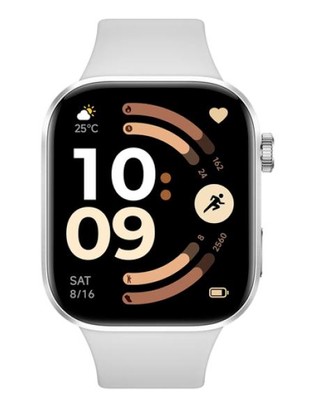 Xiaomi Redmi Watch 6 NFC 5,26 cm (2.07") AMOLED 46.5 mm Digital 432 x 514 Pixeles Pantalla táctil Plata GPS (satélite)