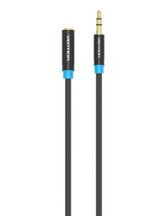 Vention VAB-B06-B500-M cable de audio 5 m 3,5mm Negro