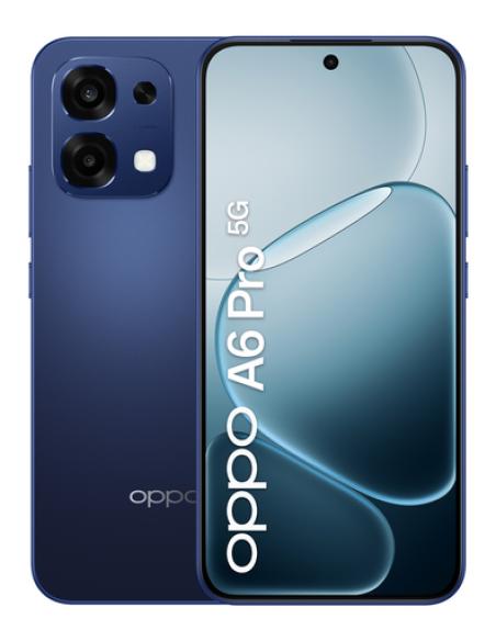 OPPO A6 Pro 5G 16,7 cm (6.57") SIM doble Android 15 USB Tipo C 8 GB 256 GB 6500 mAh Azul