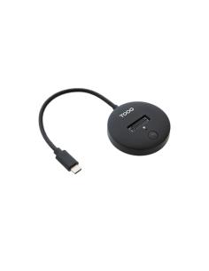 TooQ Docking Station USB-C 3.2 Gen 2x1 para SSD M.2 NVMe PICe, Negra