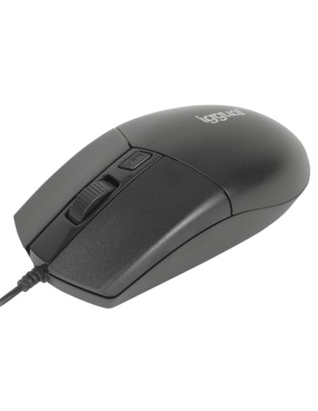 iggual Ratón óptico COM-BUSINESS2-2400DPI negro
