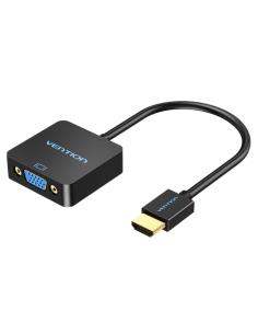 Vention ACPBB adaptador de cable de vídeo 0,15 m HDMI tipo A (Estándar) VGA (D-Sub) Gris