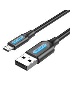 Vention COLBC cable USB USB 2.0 0,25 m USB A Micro-USB B 0,48 Gbit/s Negro