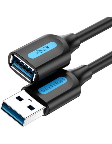 Vention CBHBH cable USB USB 3.2 Gen 1 (3.1 Gen 1) 2 m USB A 5 Gbit/s Negro