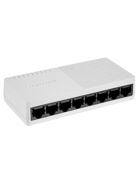 Hikvision DS-3E0508D-O switch Gigabit Ethernet (10/100/1000) Negro, Blanco