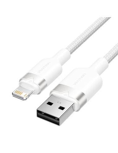 Vention LANWF cable de conector Lightning 1 m Blanco
