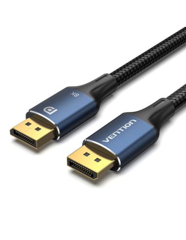 Vention HCELF cable DisplayPort 1 m Azul, Gris