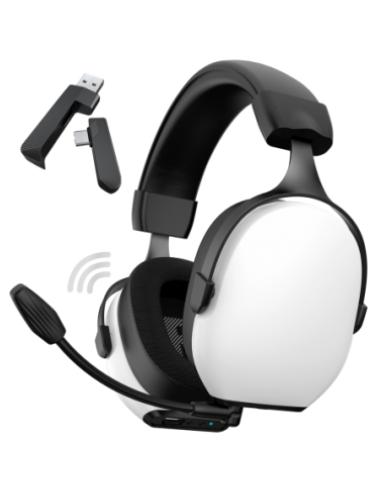 Spirit of Gamer XPERT H1400 Auriculares Inalámbrico Diadema Juego USB Tipo C Bluetooth Blanco, Negro