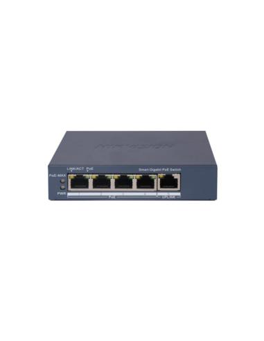 Hikvision DS-3E1505P-EI switch Gestionado Gigabit Ethernet (10/100/1000) Energía sobre Ethernet (PoE) Gris
