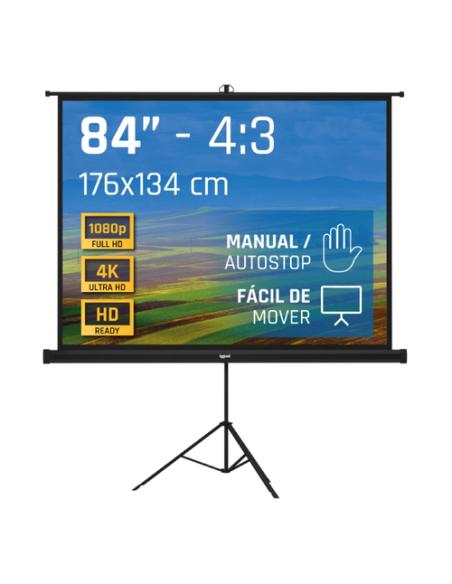iggual Pantalla 84" 176x134 cm con trípode+bolsa