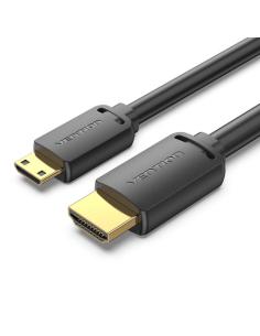 Vention AGH cable HDMI 3 m HDMI Type C (Mini) HDMI tipo A (Estándar) Negro