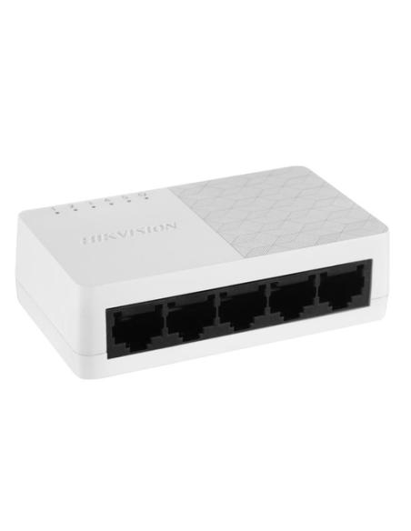 Hikvision DS-3E0505D-O switch Gigabit Ethernet (10/100/1000) Negro, Blanco