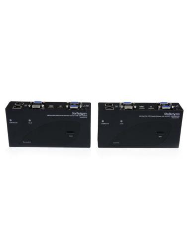 StarTech.com Extensor de Consola KVM por Cat 5 Ethernet (200m) con USB y Vídeo VGA Doble
