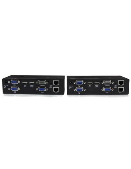 StarTech.com Extensor de Consola KVM por Cat 5 Ethernet (200m) con USB y Vídeo VGA Doble