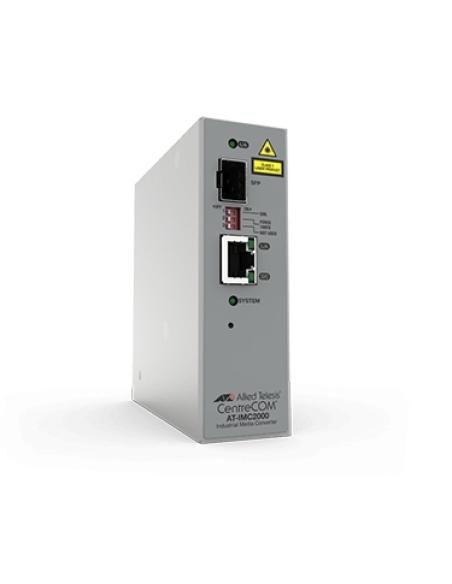 Allied Telesis AT-IMC2000T/SP-980 convertidor de medio 1000 Mbit/s 850 nm Gris