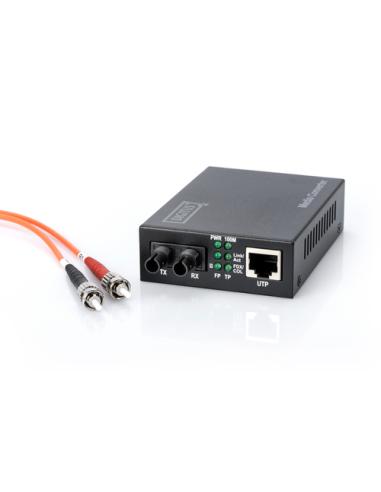 Digitus Convertidor de medios Fast Ethernet RJ45 / ST